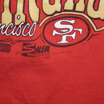 L - Vintage Y2K Salem T-Shirts joe montana san francisco - Red - L