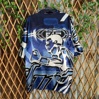 XL - Vintage Y2K ZAM Muhammad Ali fat Albert aop 00s T-shirt