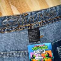 Vintage y2k enyce embroidered faded 2000s baggy pants jeans