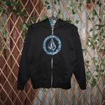 Medium - Vintage Y2K volcom stone zip up 2000s skate hoodie