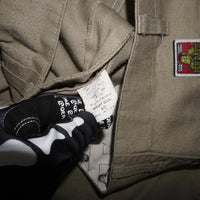 40 - Vintage Y2K Ben Davis baggy beige mechanic 2000s pants