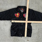 Vintage y2k looney tunes cartoon quilted youth jacket