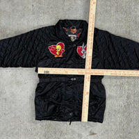 Vintage y2k looney tunes cartoon quilted youth jacket