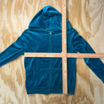 Vintage Y2K casual land 00s femme juicy style zip up hoodie