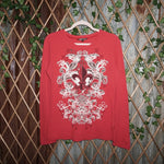 Large - Vintage Y2K royal 00s OLD SKOOL femme thermal shirt