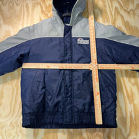 Vintage Y2K New England Patriots NFL 2000s zip puffer jacket