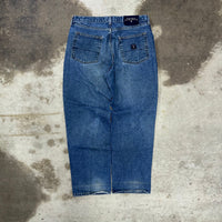 Vintage Y2K Nautica dark wash wide baggy jeans 2000s jeans