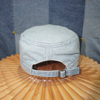 OSFA - Vintage Y2K cross flower femme 00 embroider cadet hat