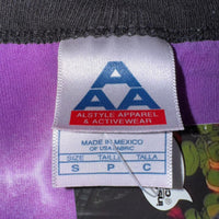 Vintage y2k jimi hendrix trippy 00s tie dye baseball t-shirt