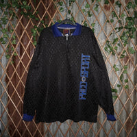 XXL - Vintage / Y2K PACO sport jeans 1/4 zip hip hop t-shirt