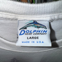 Vintage Y2K lake Tahoe 1990s nature flowers bird t-shirt