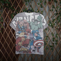 Medium - Vintage Y2K avengers 2000s marvel comic aop t-shirt
