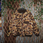 XXL - Vintage Y2K duck camo zip up essential hunting jacket