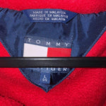 Vintage y2k tommy hilfiger embroidered cargo puffer jacket