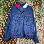Vintage y2k tommy hilfiger embroidered cargo puffer jacket