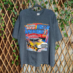 Vintage Y2K NHRA hot rod racing 00s las vegas nascar t-shirt