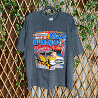 Vintage Y2K NHRA hot rod racing 00s las vegas nascar t-shirt