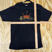 Vintage y2k elvis presley hanes 2000s music guitar t-shirt