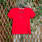 Vintage Y2K Tommy Hilfiger prep spellout femme 2000s t-shirt