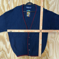 Vintage y2k st albans 1990s button knitted cardigan sweater