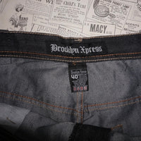 40 -Vintage Y2K Brooklyn express cross embroider jeans pants