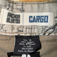 Vintage y2k anchor blue surf skate carpenter cargo shorts