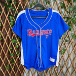 Vintage Y2K Texas Rangers femme 2000s mlb baseball jersey