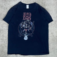 Vintage 2000s black death band t-shirt