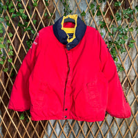 Vintage Y2K Nautica embroidered sailing puffer 2000s jacket