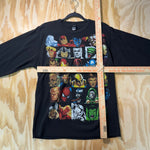 Vintage Y2K Marvel mad engine comic book promo thermal shirt