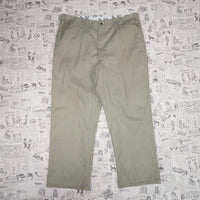 40 - Vintage Y2K Ben Davis baggy beige mechanic 2000s pants
