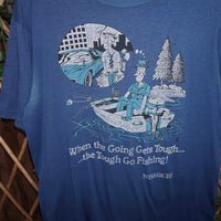 Large-Vintage Y2K fishing thin usa made 90s Missouri t-shirt