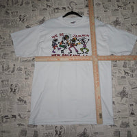 Large-Vintage Y2K we be jammin New Orleans rasta 00s t-shirt