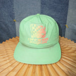 OSFA - Vintage a day at the races snap on 1990s neon hat