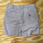 33 - Vintage y2k carhartt creme workwear carpenter cargo shorts