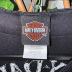 Vintage Y2K Harley Davidson 2000s embroider baseball jersey