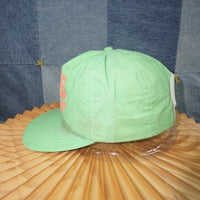 OSFA - Vintage a day at the races snap on 1990s neon hat