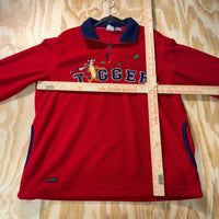 Vintage Y2K Disney 2000s embroider tigger 1/4 zip sweatshirt