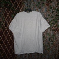 XL - Vintage Y2K NASCAR Heather Gray Embroidered Pocket tee