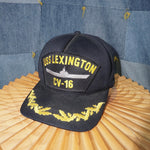 OSFA - Vintage 00s 90s USS Lexington CV – 16 Navy ship hat