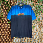 Vintage Y2K drag race motorcycle tie dye biker 2000s t-shirt
