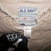 Large - Vintage Y2K Old navy raw hem 2000s era femme jacket