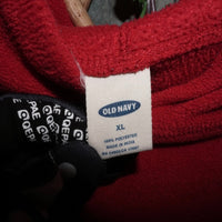 XL -Vintage Y2K Old navy embroider college 00s fleece hoodie