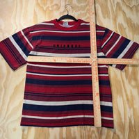 Vintage Y2K union Bay embroider essential stripe 90s t-shirt
