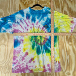 Vintage 1990s hard rock tie dye t-shirt
