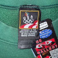 Vintage y2k essential 1990 usa Olympics embroidered crewneck
