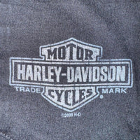 Vintage harley davidson wraparound print st thomas t-shirt