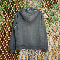 Vintage Y2K Aeropostale Raw hem zip up 00s embroider hoodie