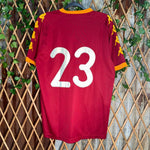 Vintage y2k roma 2007/08 kappa maglia wind 00s soccer jersey