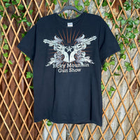 Vintage Y2K Rocky Mountain gun show revolver grunge shirt